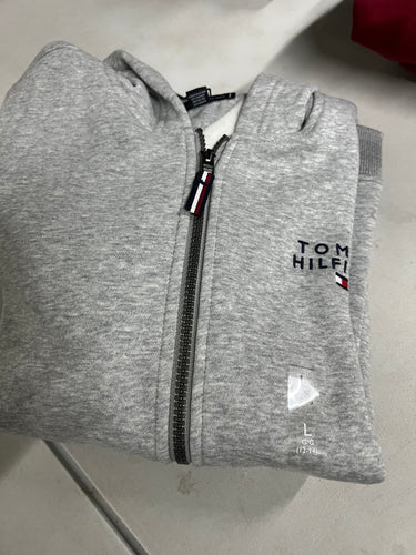Tommy boys zip hoodie L 2件包郵