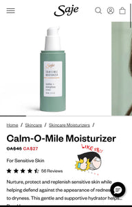 Calm o mile moisturizer不包郵