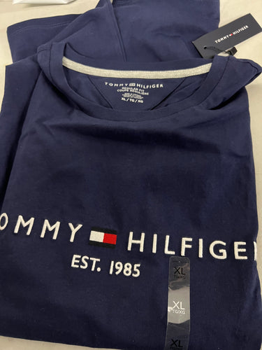 Tommy men tee XL navy 不包郵