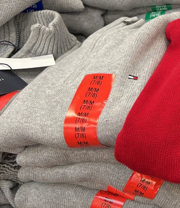 Tommy boys half zip sweater XL 不包郵