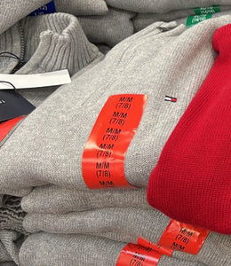Tommy boys half zip sweater XL 不包郵
