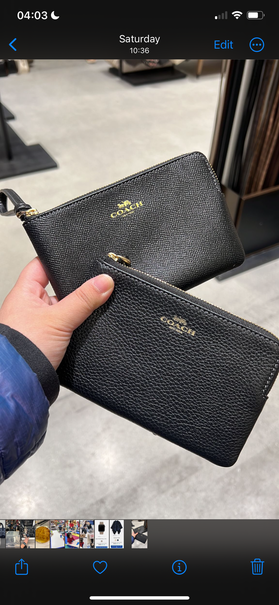 Coach wristlet 多款 不包郵