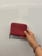 將圖片載入圖庫檢視器 Coach拉鍊凸字銀包