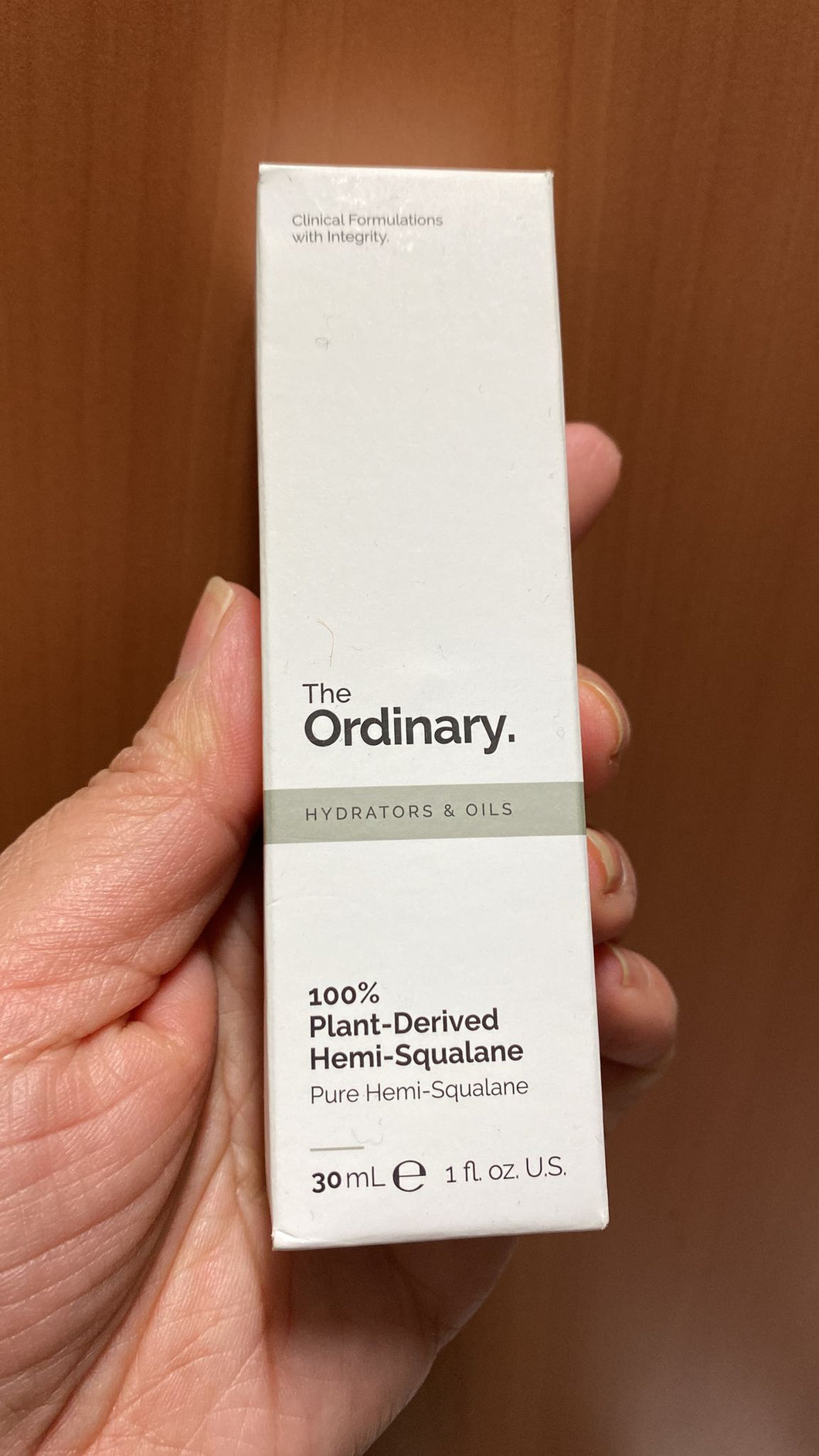100% Plant-Derived Hemi-Squalane 修復保濕護理油