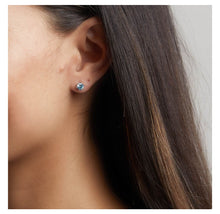 將圖片載入圖庫檢視器 MH earrings 淺藍 不包郵