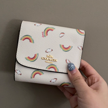 將圖片載入圖庫檢視器 Coach 3摺銀包
